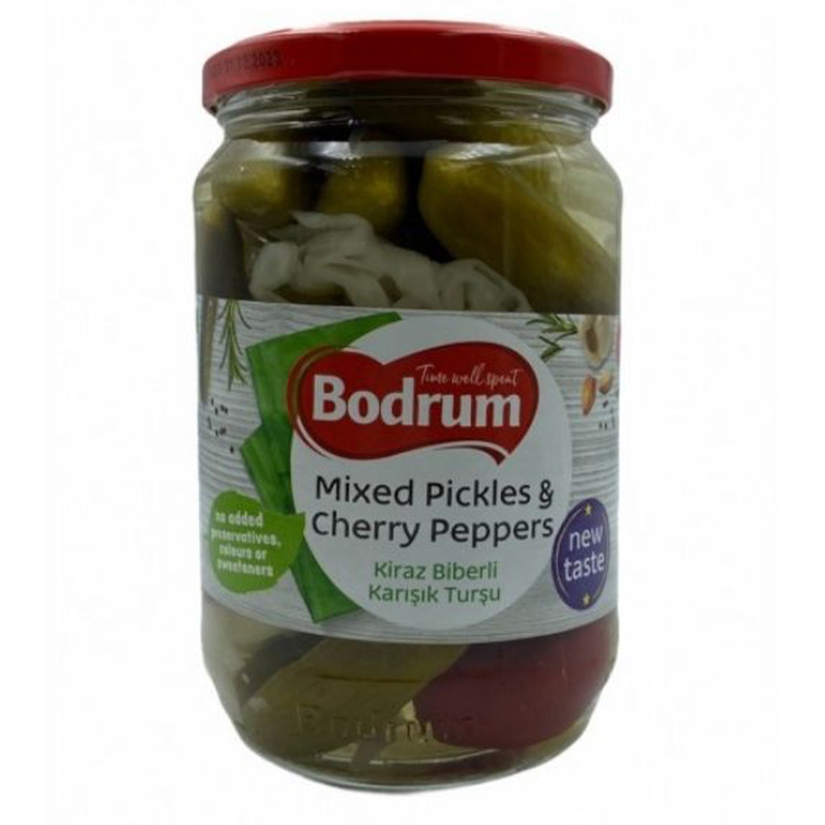 Bodrum - Mixed Pickles & Cherry Peppers - 680g - Continental Food Store