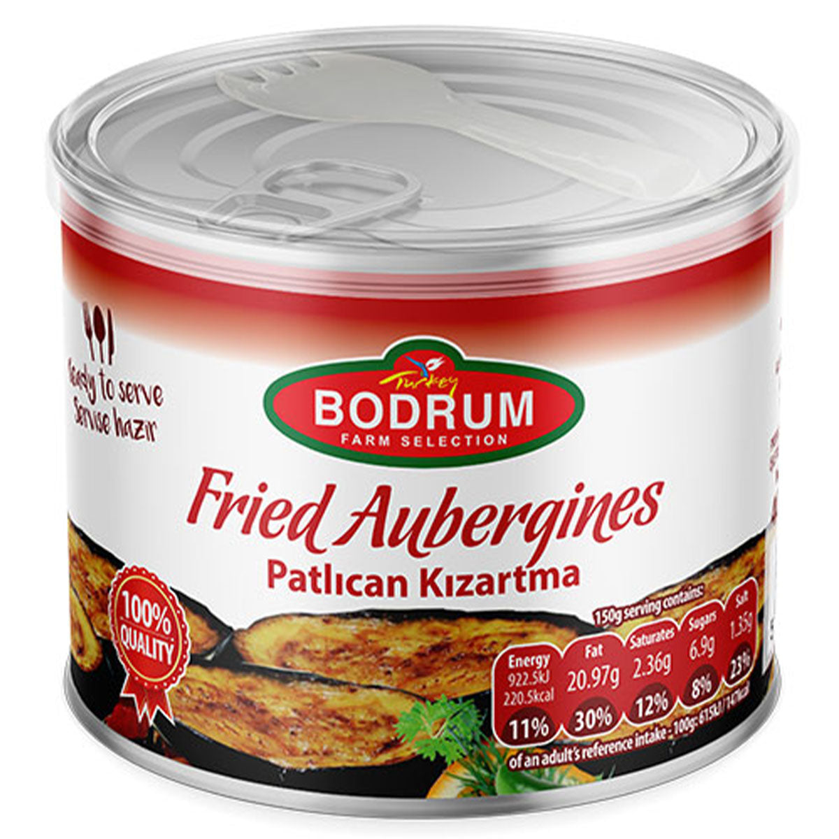 Bodrum - Fried Eggplant Slices - 400g - Continental Food Store