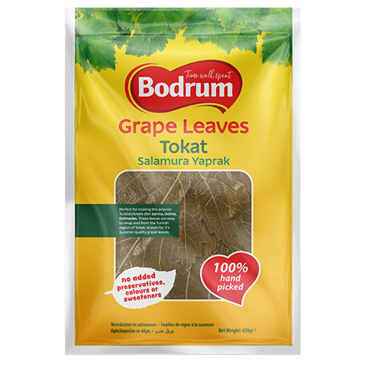 Bodrum - Grape Leaves - 420g - Continental Food Store