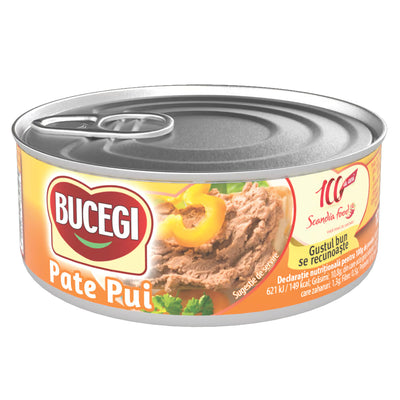 Bucegi - Chicken Liver Pate (Pate Pui) - 120g - Continental Food Store