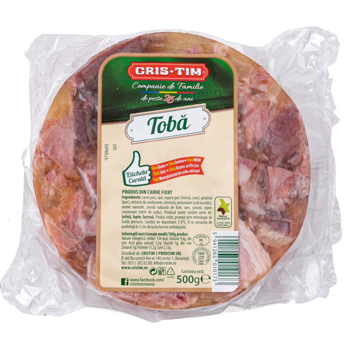 Cris-Tim – Toba - 500g - Continental Food Store