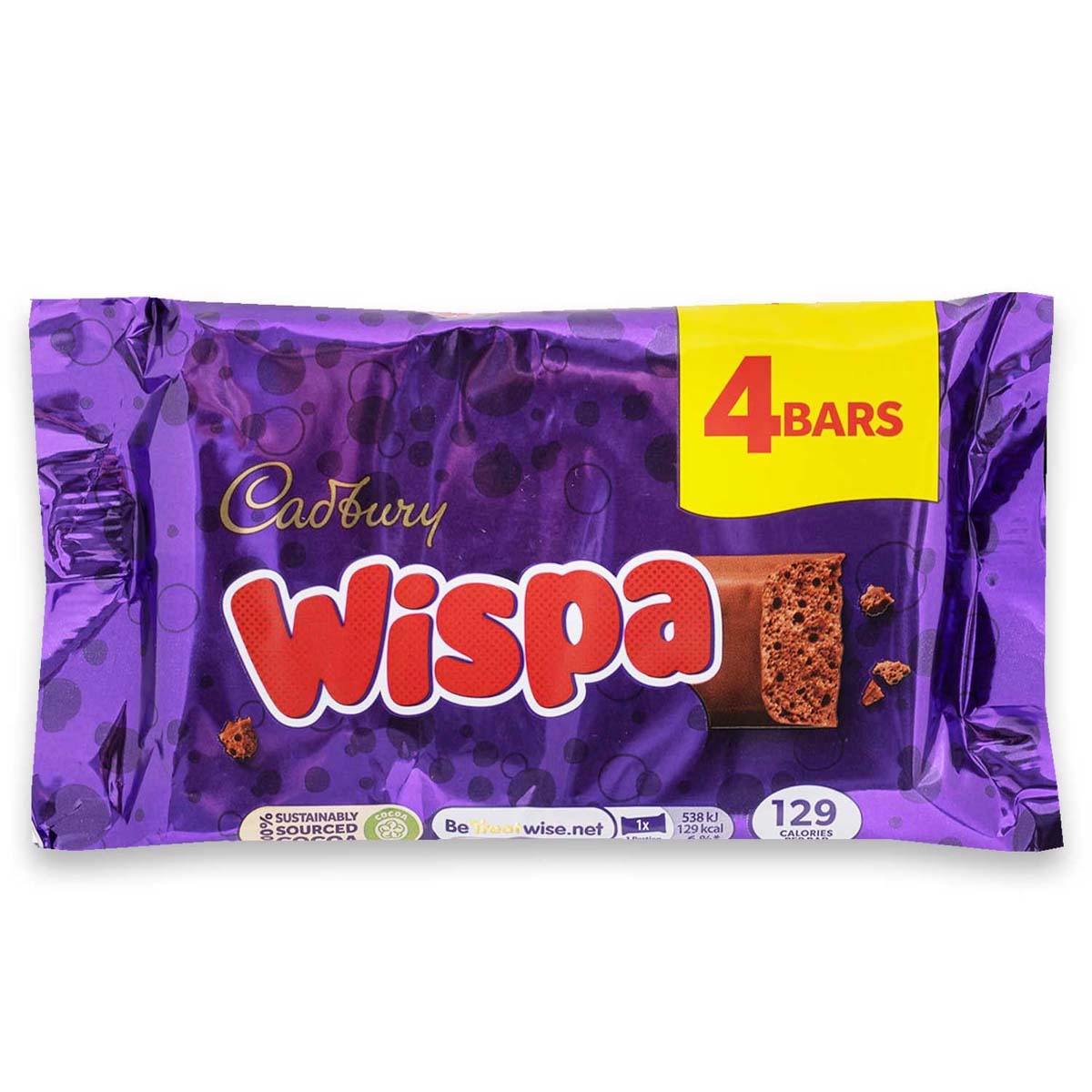 Cadbury - Wispa - 4 Pack 4x23.7g - Continental Food Store