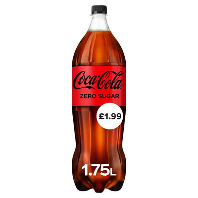 Coca Cola - Zero Sugar Bottle - 1.75L - Continental Food Store