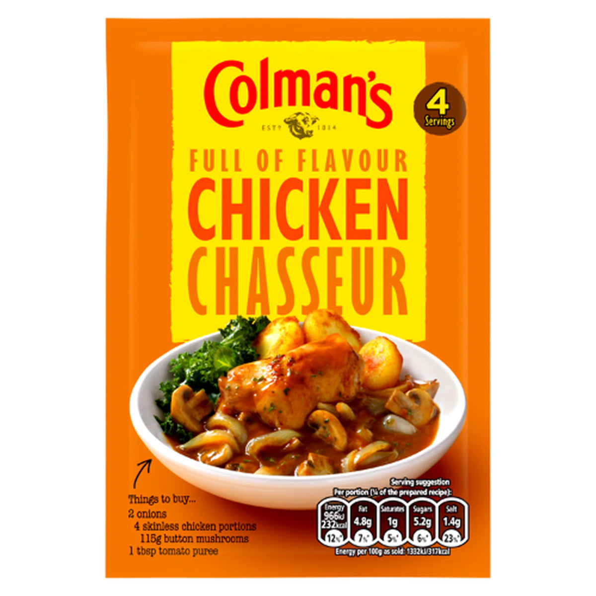 Colman's Colmans - Chicken Chasseur - 40g.