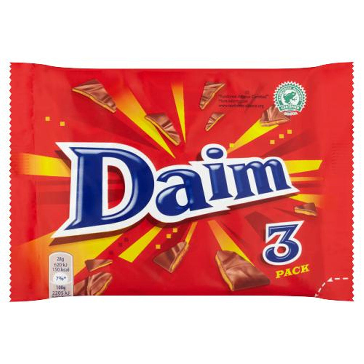 Daim - Chocolate Bar - 3 x 28g - Continental Food Store