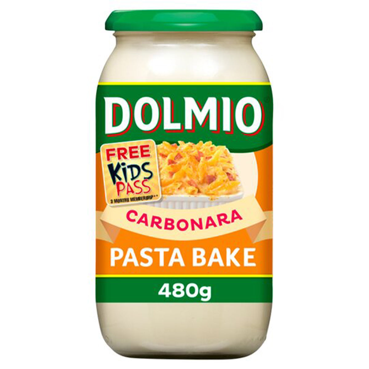 Dolmio - Pasta Bake Carbonara Pasta Sauce - 480g - Continental Food Store