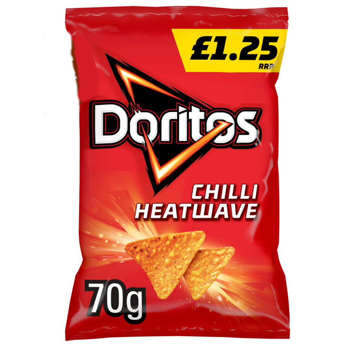 Doritos - Chilli Heatwave Tortilla Chips - 70g - Continental Food Store