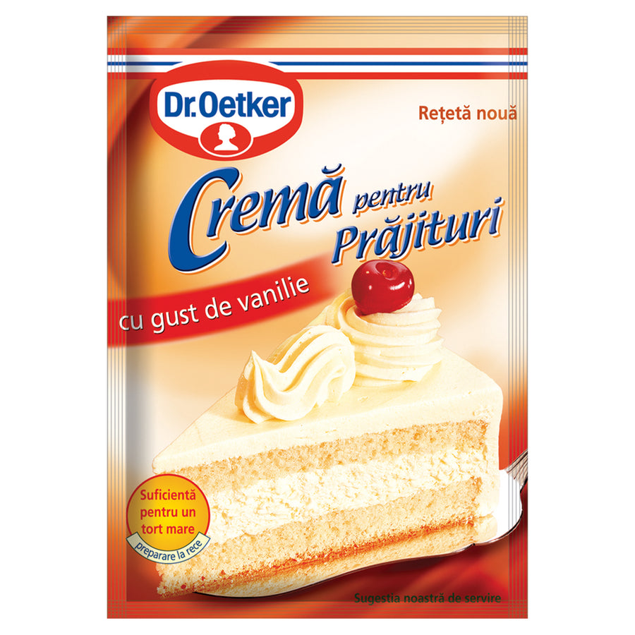 Dr.Oetker - Vanilla Flavour Cream Cake Mix - 50g creme pâtisserie.