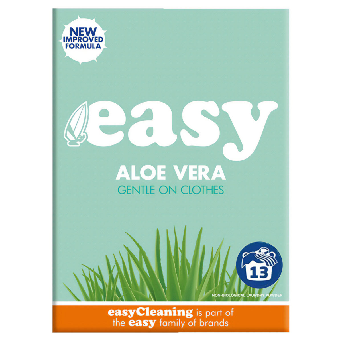 Easy Aloe Vera Washing Powder 13 Wash - 884g cleaning cloths.