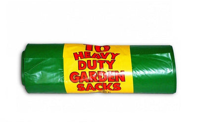 A roll of Royal Markets - Heavy Duty Garden Sacks - 10 Pack on a white background.
