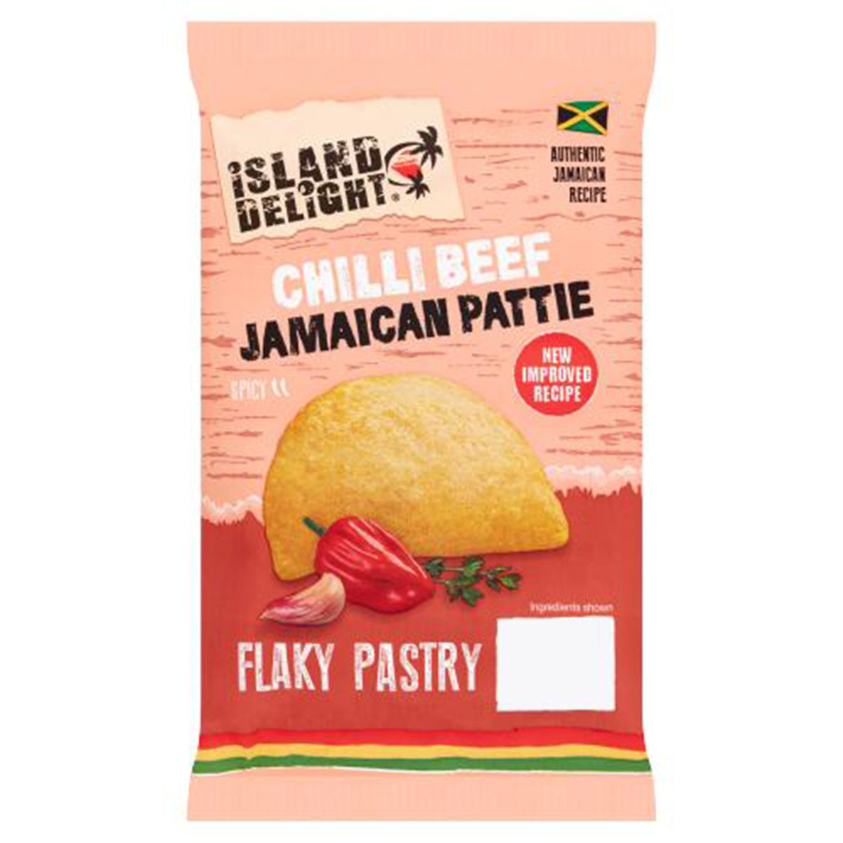 Island Delight - Chilli Beef Jamaican Pattie - 140g - Continental Food Store