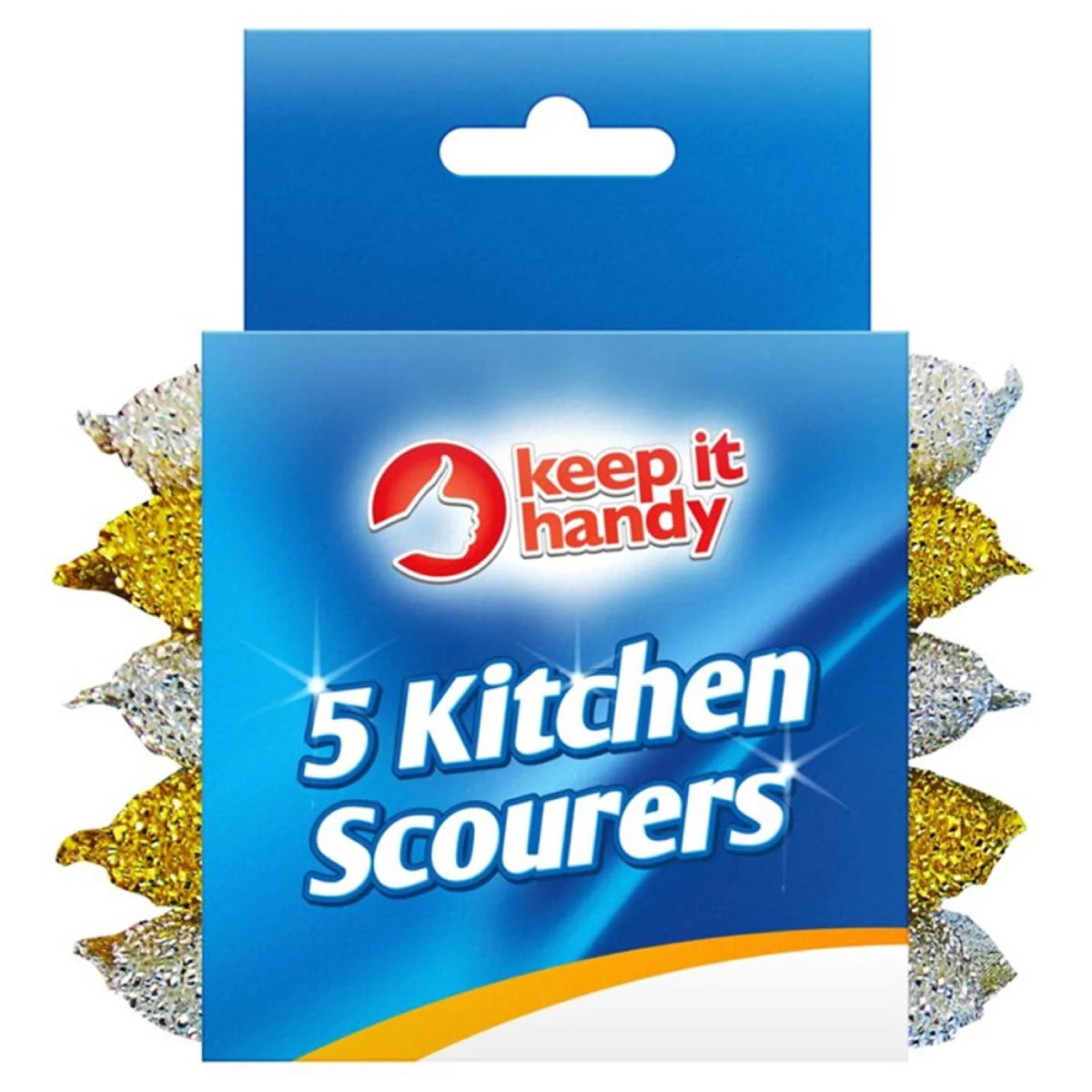 Keep it Handy - Sponge Filled Scourers - 5pcs - Continental Food Store