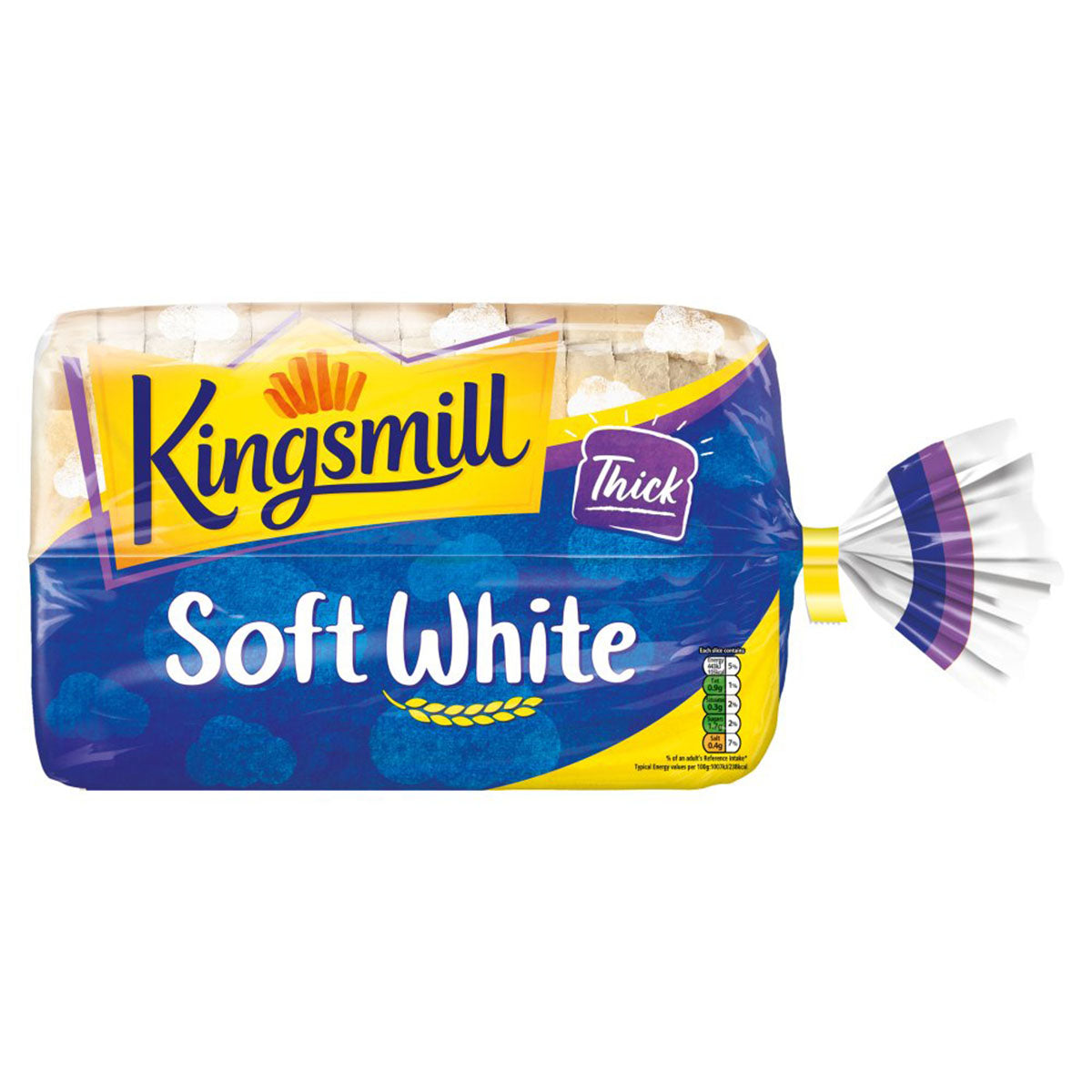Kingsmill - Soft White Bread Thick - 800g - Continental Food Store