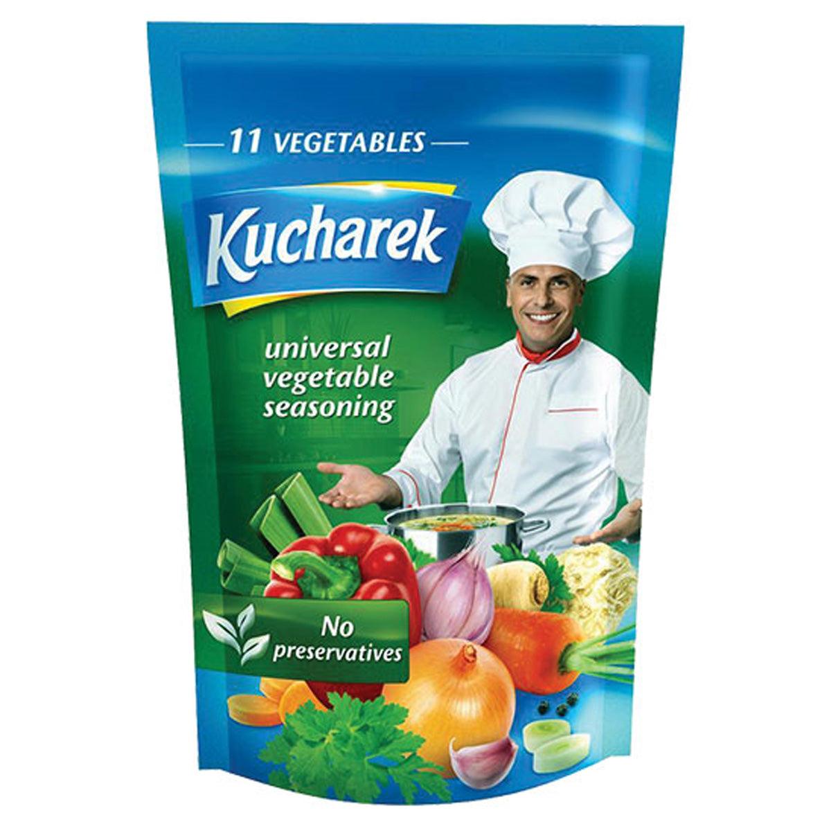A packet of Kucharek - Universal Seasoning - 200g.