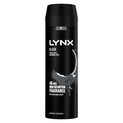 Lynx - Deodorant Body Spray Black - 200ml - Continental Food Store