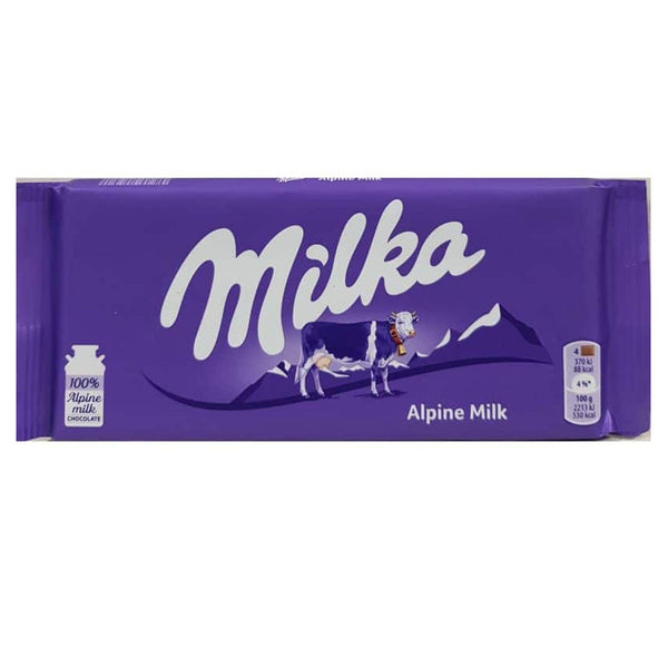 Milka Milk Chocolate Bar lu biscuit, 87 g – Peppery Spot