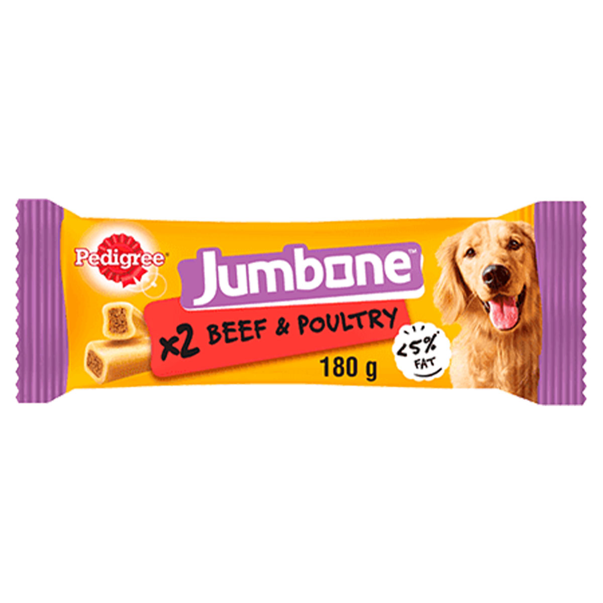 Pedigree - Jumbone Beef & Poultry - 180g - Continental Food Store