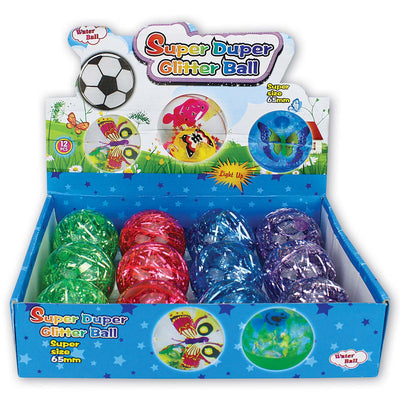 Super Duper Glitter Ball - 6.5cm Ball with Light - 1 pcs - Continental Food Store