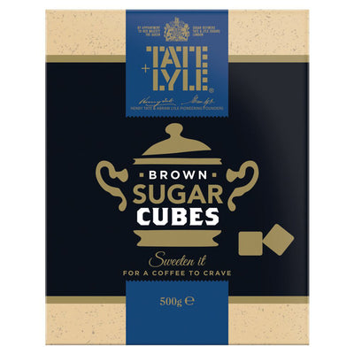 Tate & Lyle - Fairtrade Cane Sugar Demerara Cubes - 500g - Continental Food Store