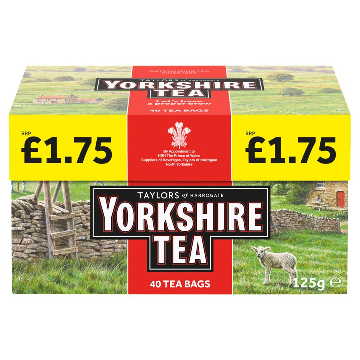 Taylors of Harrogate - Yorkshire Tea - 125g/40pcs - Continental Food Store