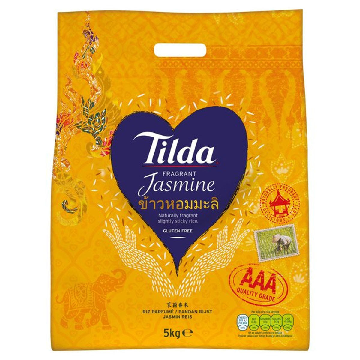 Tilda - Fragrant Jasmine Rice - 5kg - Continental Food Store