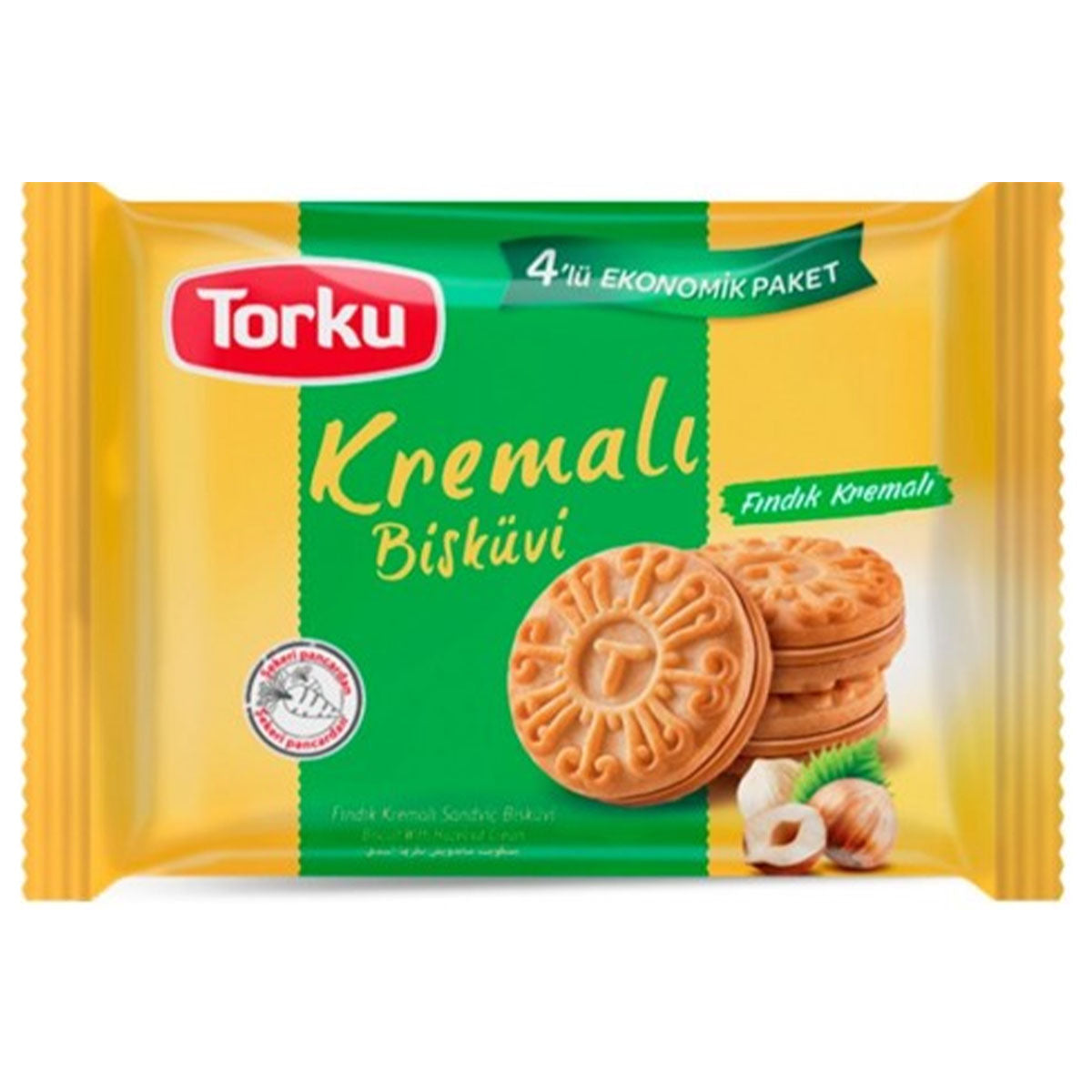 Torku - Biscuits With Hazelnut Cream - 244g - Continental Food Store