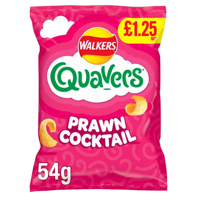 Walkers - Quavers Prawn Cocktail Snacks - 54g - Continental Food Store
