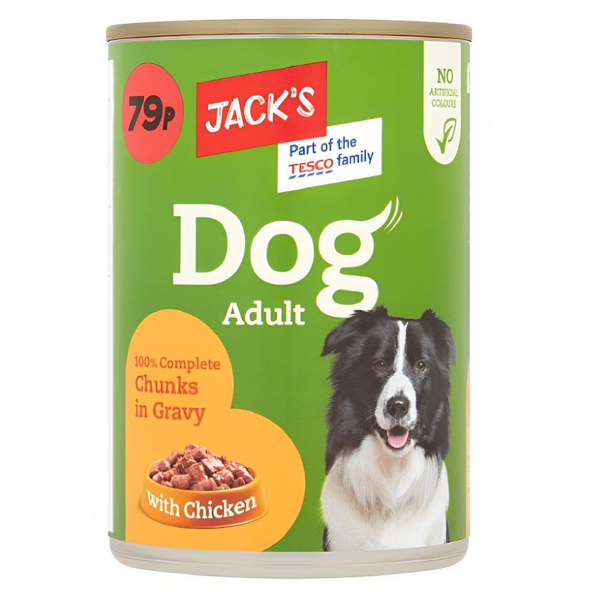 Jack's - 100% Complete Chunks in Gravy with Chicken Adult Dog Food  - 415g - Continental Food Store