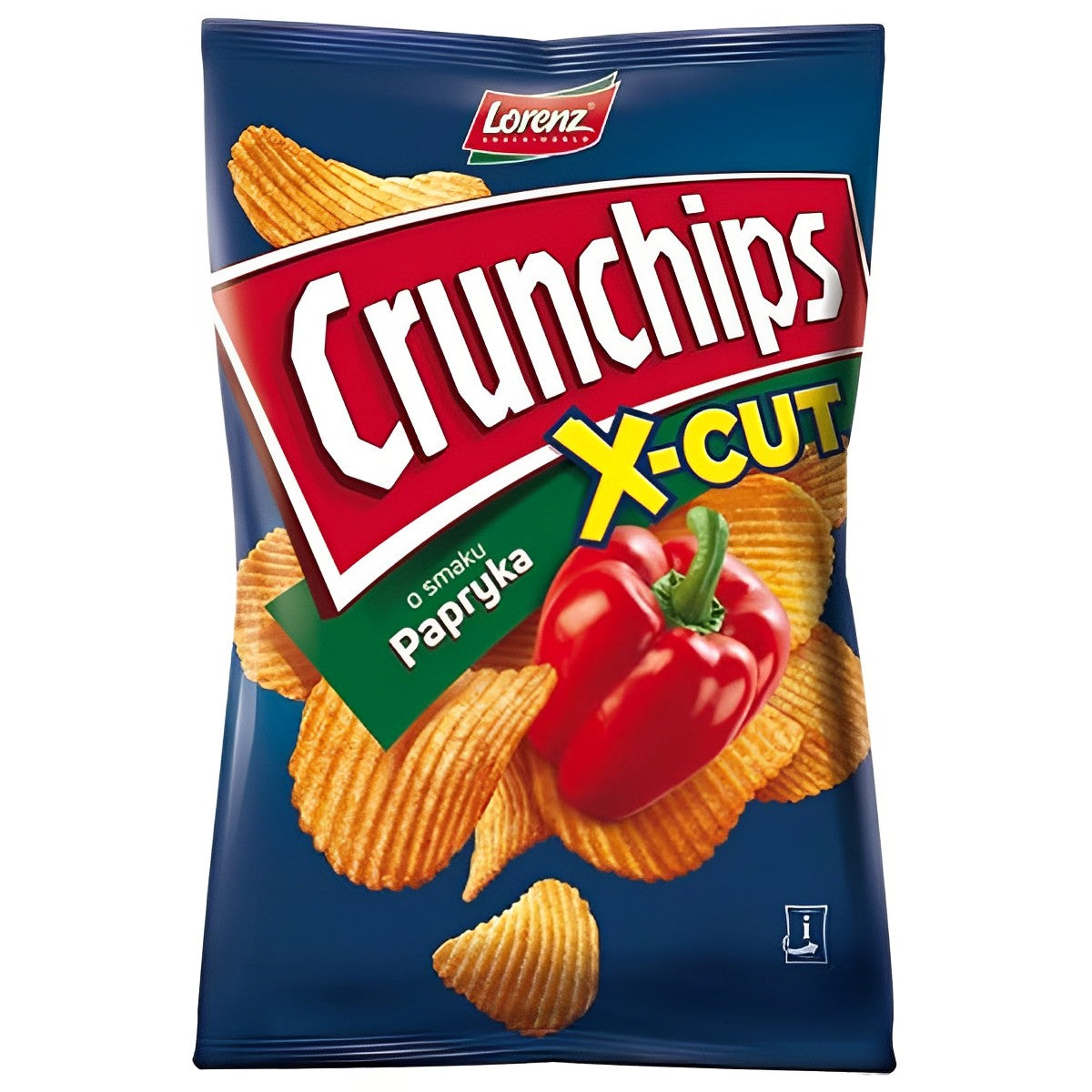 Lorenz - Crunchips X-Cut Paprika - 140g - Continental Food Store