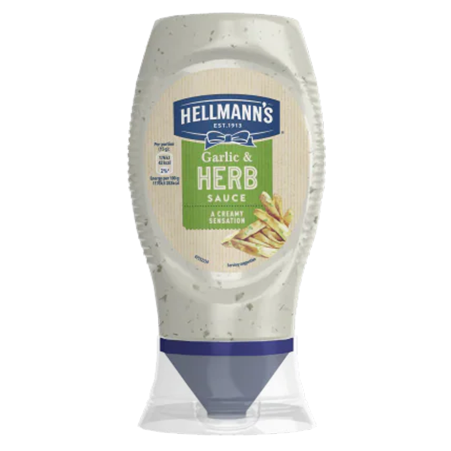 Hellmann's - Garlic & Herb Sauce - 250g - Continental Food Store